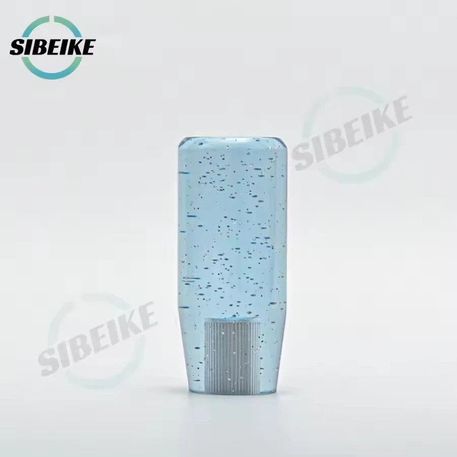 10CM Transparent Glitter Gear Shift Knob M12x1.25 M10x1.5 M10x1.25 M8x1.25