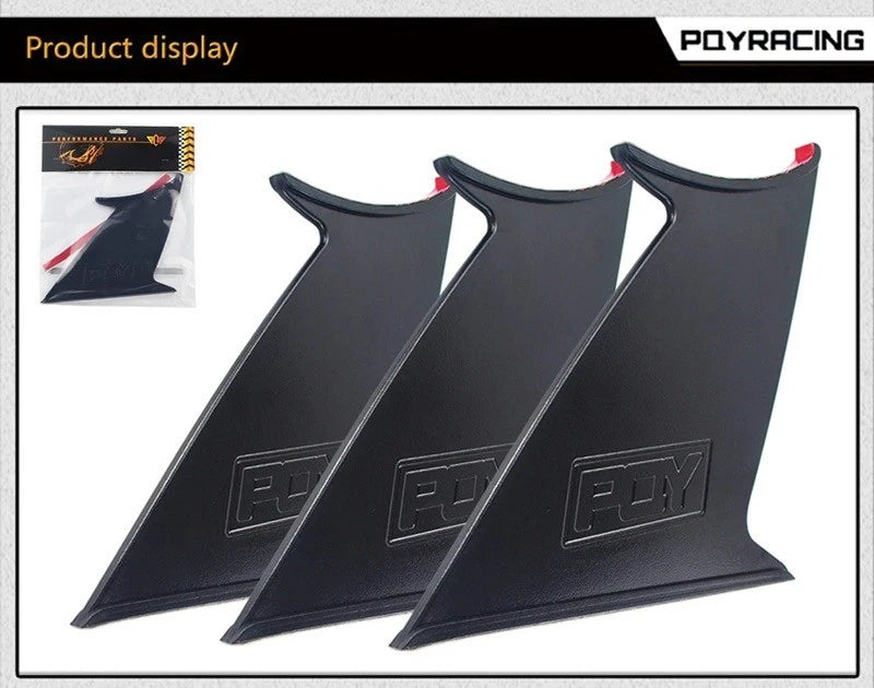 PQY Spoiler Wing Fins Stabilisers for Subaru WRX STI Impreza 2015 - 2018 NEW