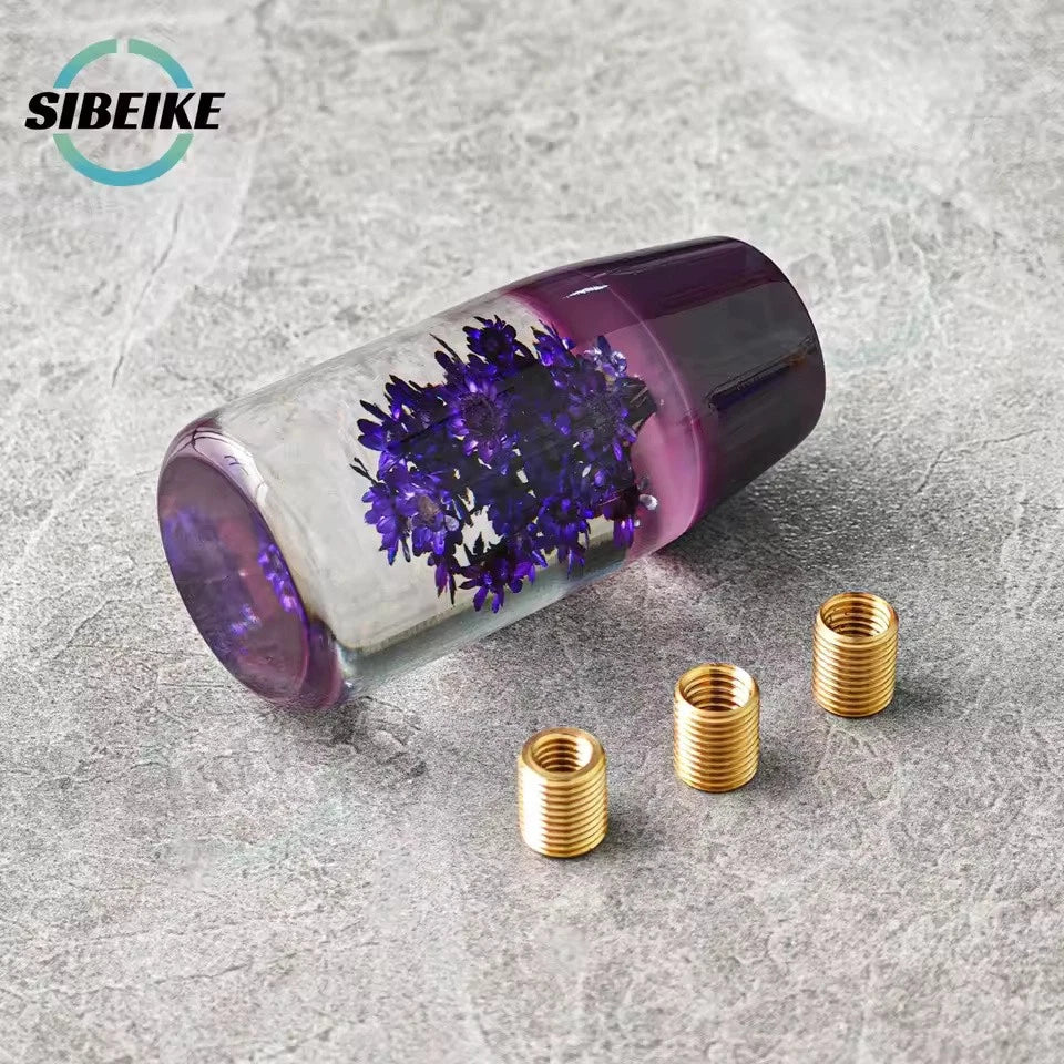 JDM 7 Colors Flower Gear Shift Knob 10cm M12x1.25 M10x1.5 M10x1.25 M8x1.25