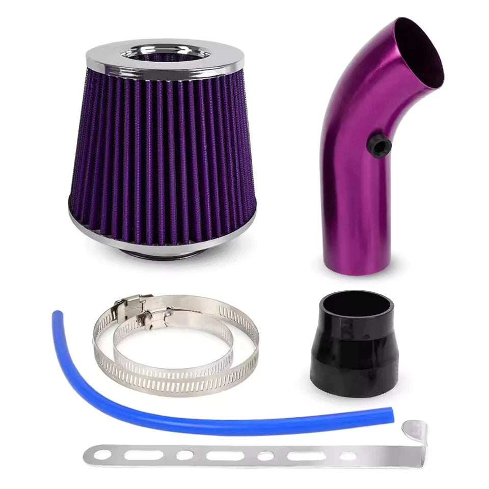 Short Ram Intake Pod Filter High Flow Pipe Kit 76mm Universal Fitment OFI109