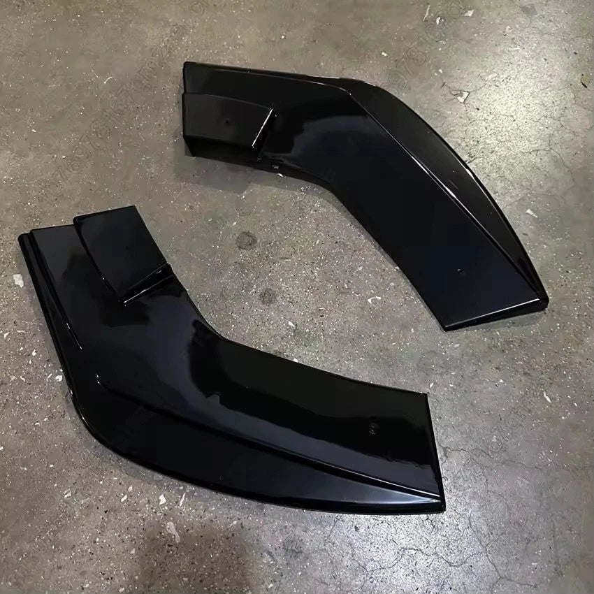 Rear Side Bumper Splitters Diffuser Lip Sport-Style Black for BMW F20 2015–2019