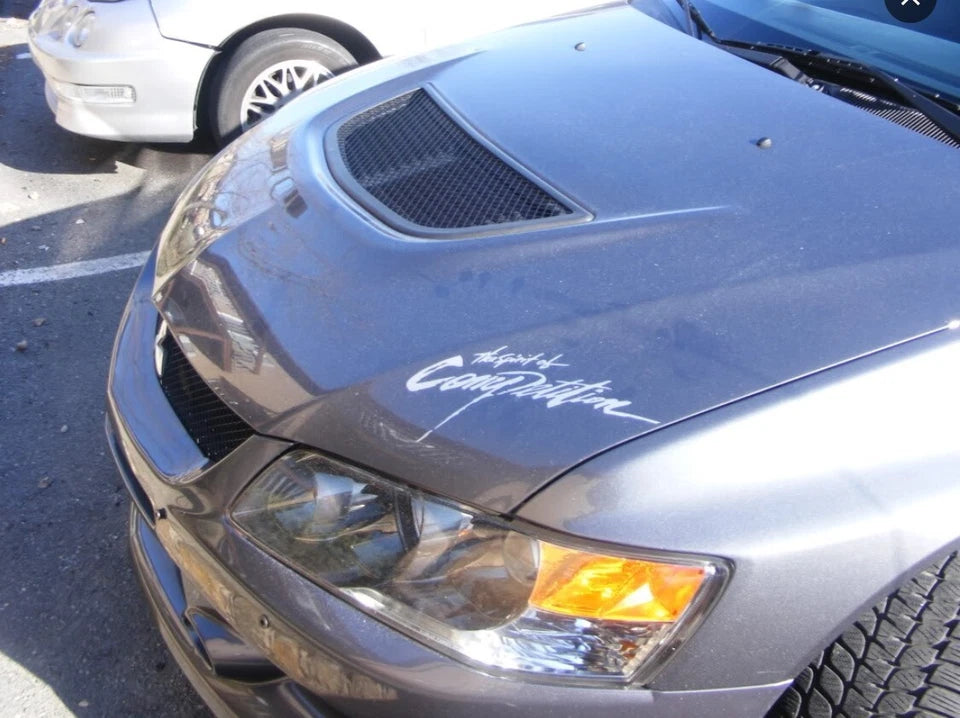The Spirit of Competition Decal White for Mitsubishi Lancer EVO Ralliart Colt