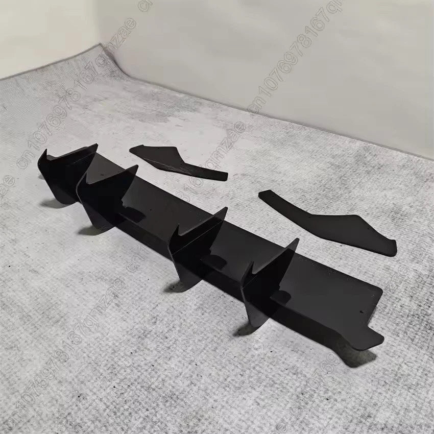 Rear Bumper Protector Style Diffuser Lip for VW Golf MK8 GTI R-Line 2021–2024