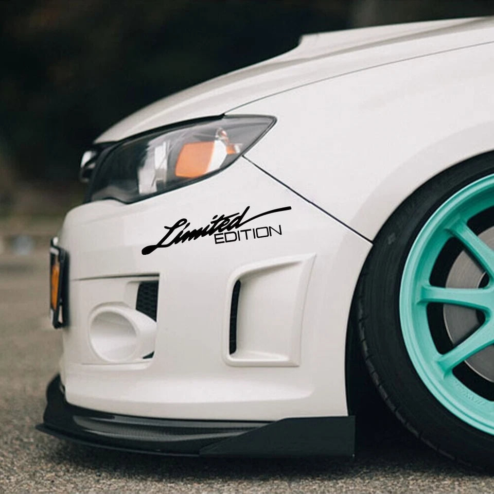 2x Limited Edition Decal Sticker for Subaru Toyota Mitsubishi Honda Nissan