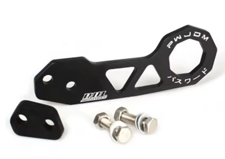 JDM Aluminium Heavy Duty Tow Hook Black Or Red with fit Honda Mitsubishi Mazda