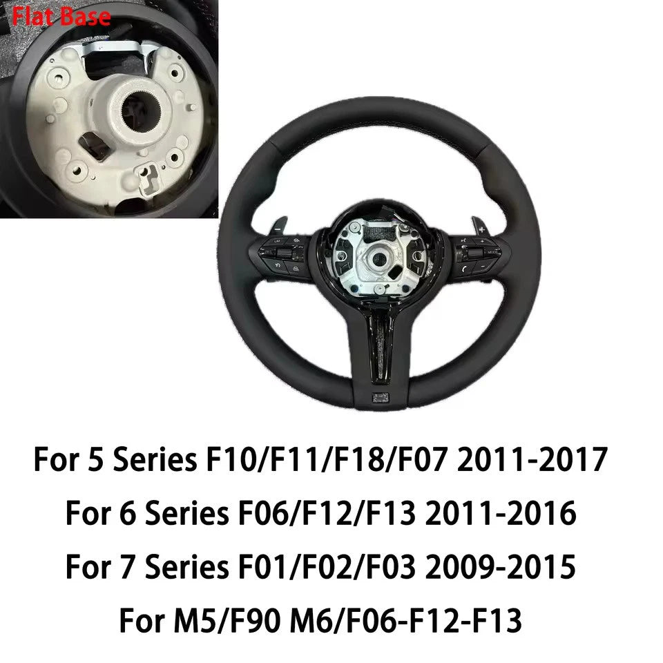 Black M Sport Steering Wheel with Buttons for BMW F Series Performance NEW