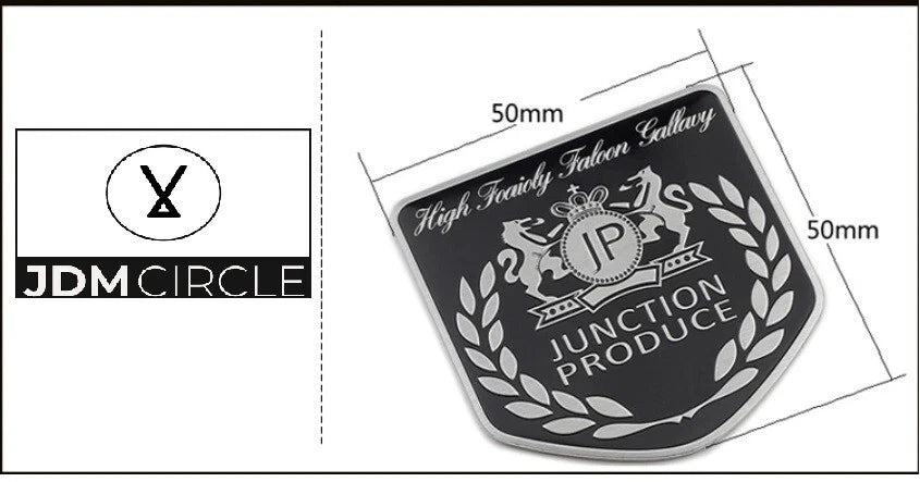 Junction Produce VIP Japan Badge Emblem for Toyota Lexus Mercedes Benz Crown SUV