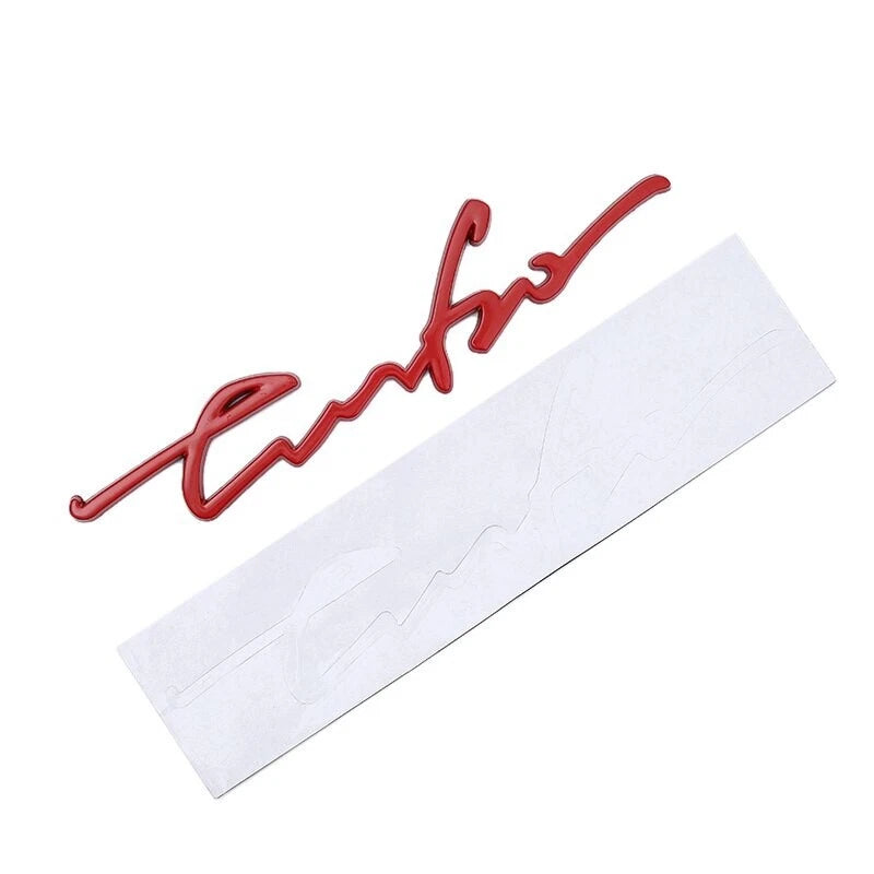 Turbo Boot Badge Red Emblem for Toyota Nissan Mazda Honda Subaru NEW AUS