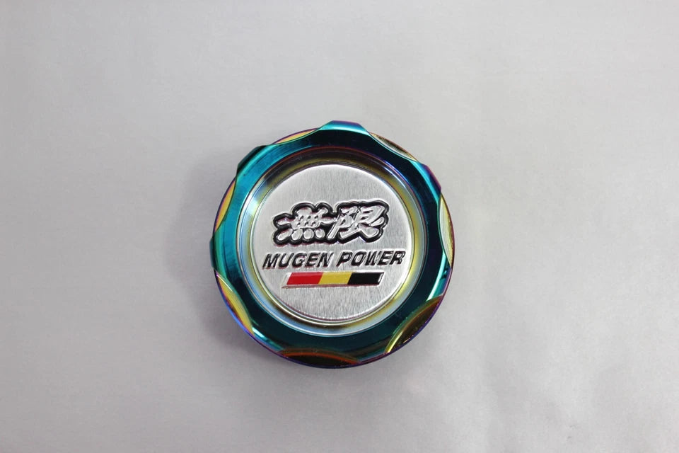 Mugen Honda Engine Oil Cap Iridescence Anodised Aluminium S2000 Civic Type R