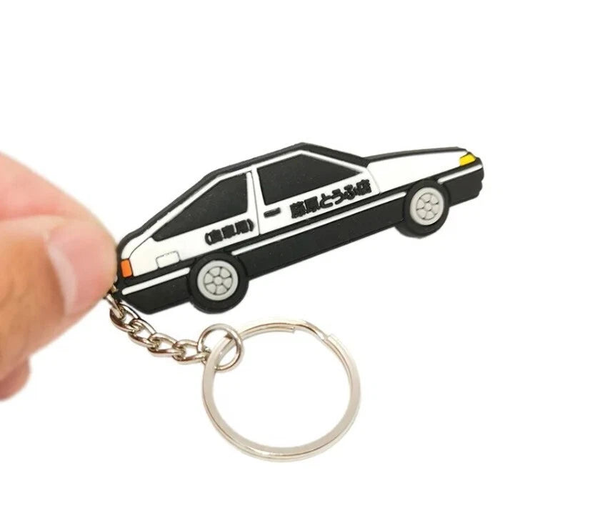 Initial D Keyring Key Holder JDM Accessory for Toyota AE 86 Trueno GT GR Corolla