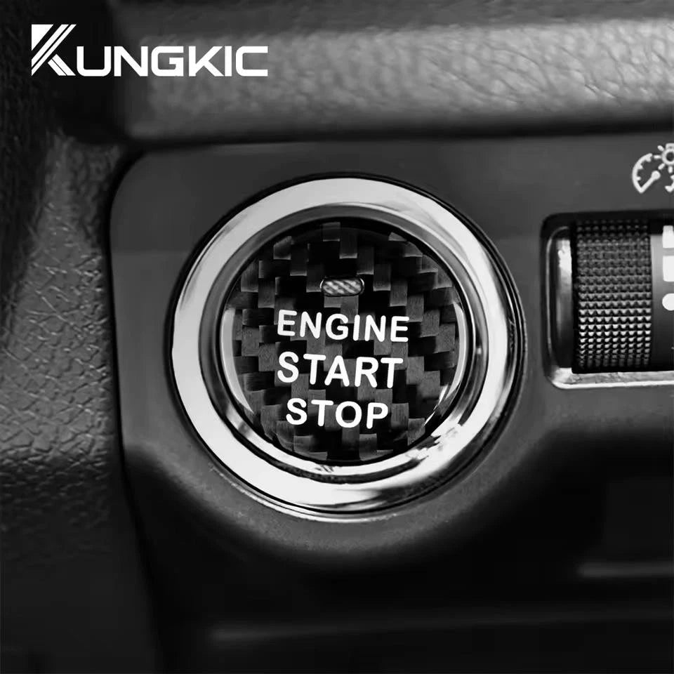 Carbon Fibre Start Stop Button Cover for Subaru Impreza WRX 15-22 Forester 13-22