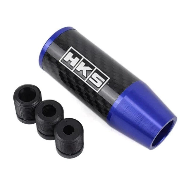 HKS Carbon Fibre Gear Shift Knob NEW JDM M12 M10 & M8 Universal Fitment