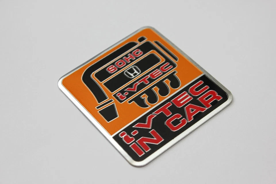 Honda SOHC i-VTEC in Car Badge Decal Honda Integra Civic Accord Jazz HRV CRV