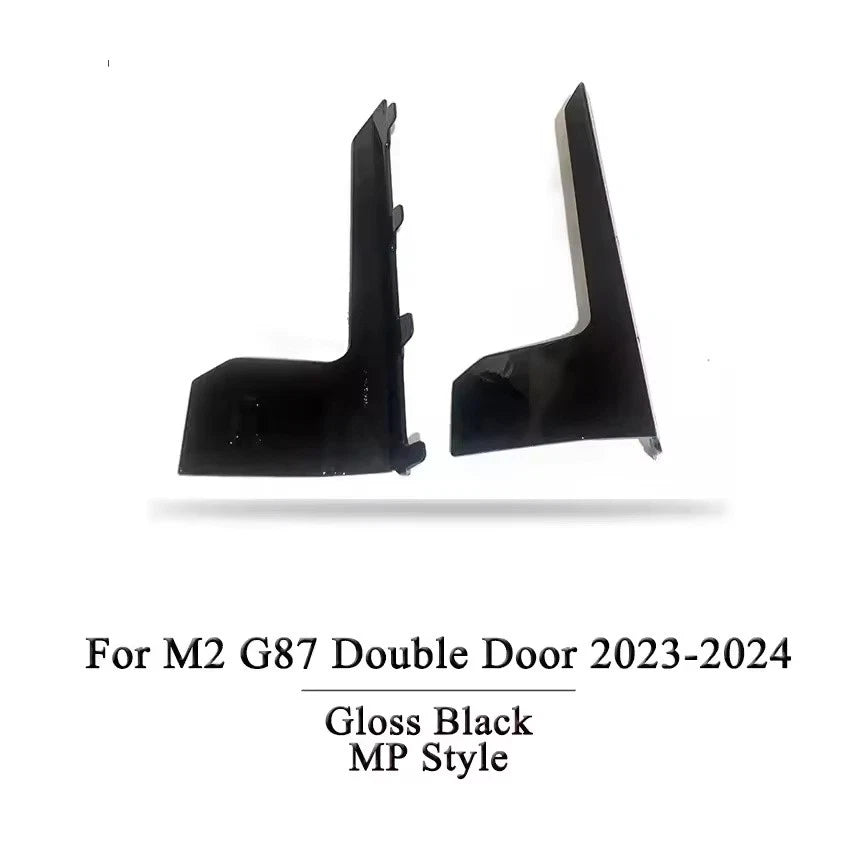 Side Skirt Winglets MP Style Thickened Black Door Splitters for BMW 2 Series M2