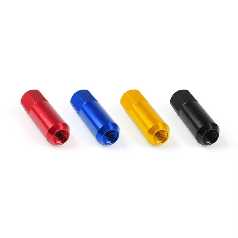 Dyno Racing Wheel Lug Nuts M14x1.5 20Pcs Set Black Red Blue Gold for Holden VF