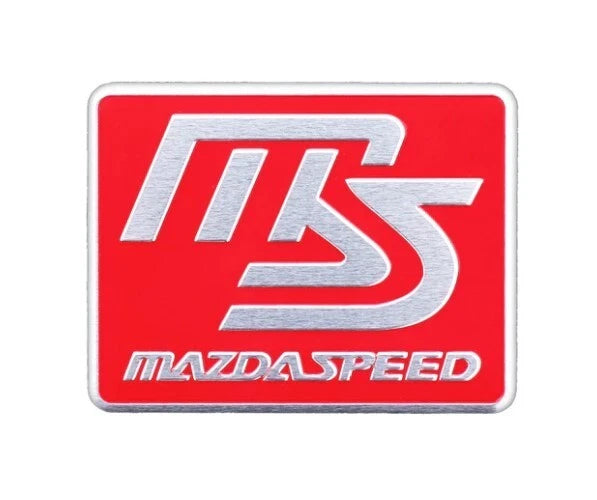 Mazdaspeed Red Aluminium Badge Emblem Sticker for Mazda 2 3 6 RX7 MX5 CX5 CX3