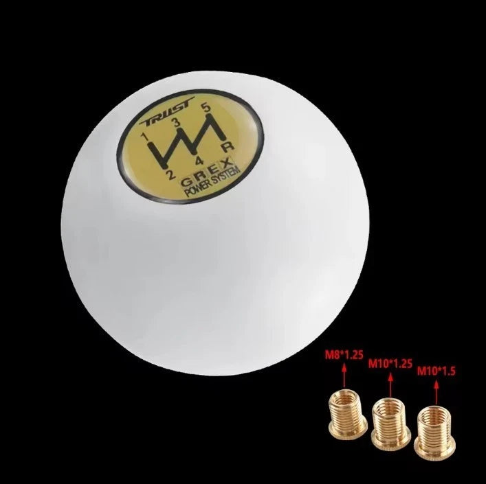 TRUST 5 Speed Ball Gear Knob M8x1.25, M10x1.25, M10x1.5 M12x1.25 NEW in Box