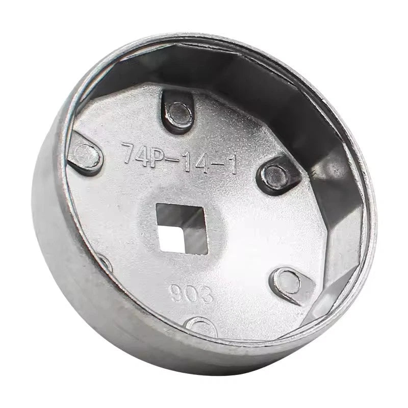 74mm 14-Flute 903 Aluminum Oil Filter Wrench Cap for Mercedes-Benz Removal Tool