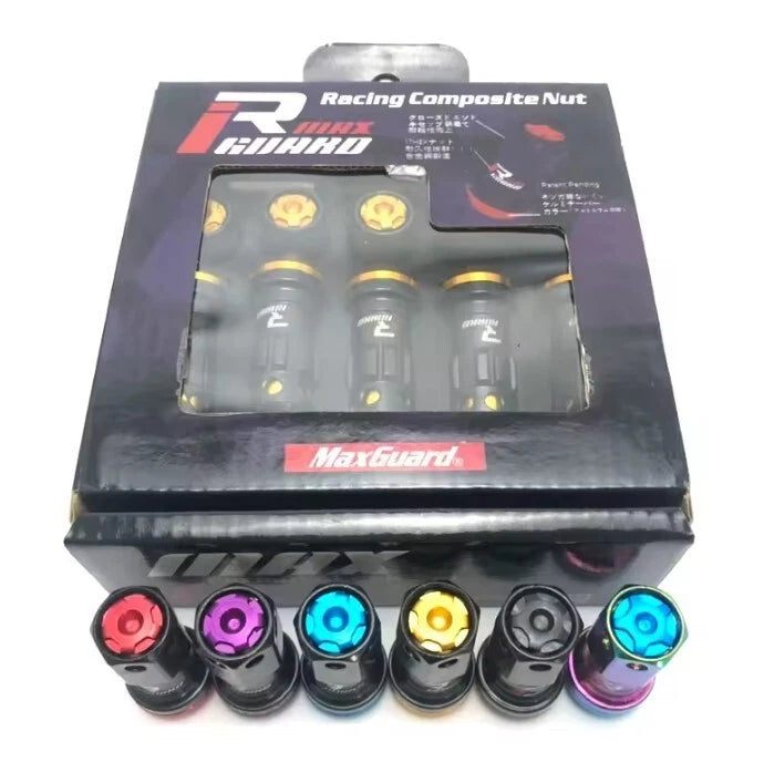 R40 Racing Heptagon Formula Steel Lock Lug Nuts M12x1.25 M12x1.5 20Pcs Set