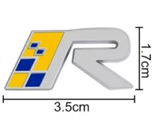 R Design Boot Badge Emblem for XC60 S80 V40 XC70 V60 XV40 V90 V50 XC90