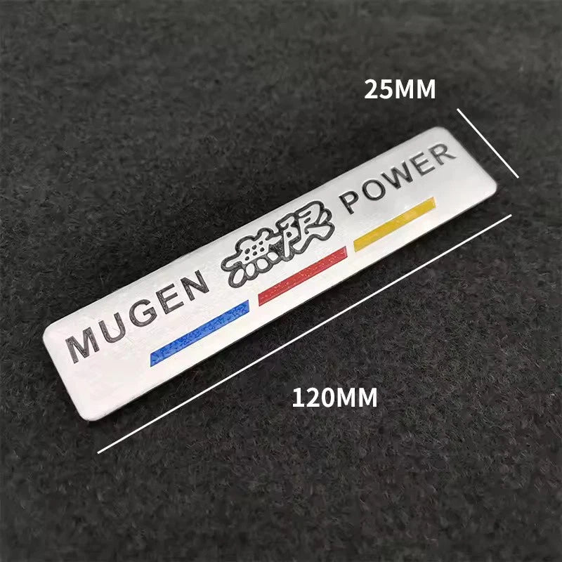 Mugen Car Emblem Badge Sticker for Honda Civic, Accord, CRV, Jazz, and HRV