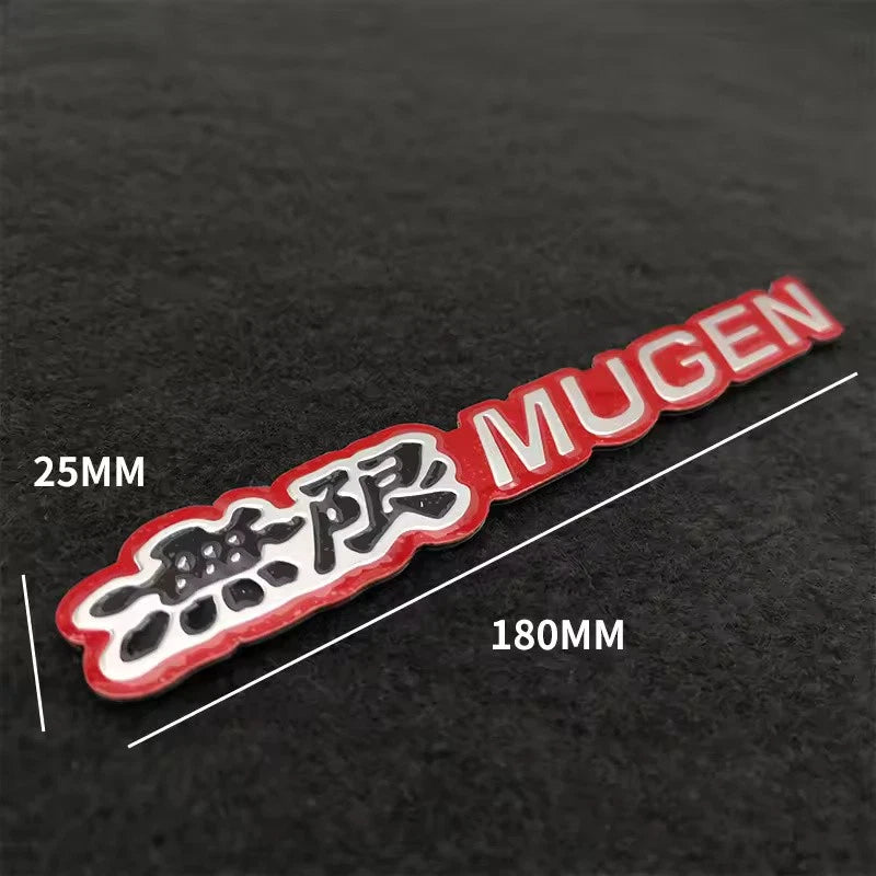 Mugen Car Emblem Badge Sticker for Honda Civic, Accord, CRV, Jazz, and HRV