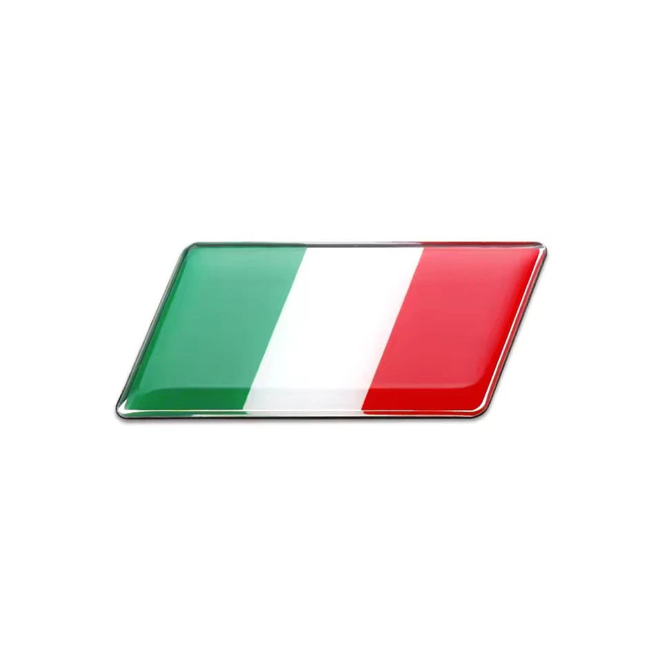 Metal Flag Car Emblem Badge Russia Italy England Ukraine German Spain France USA