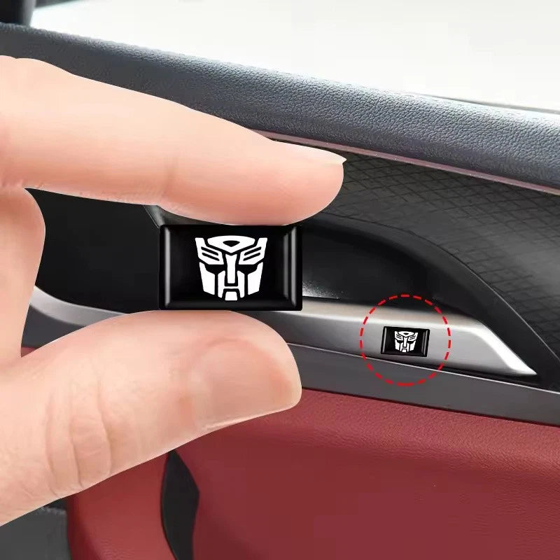 3D Epoxy Transformers Car Emblem Badge Autobots and Decepticons Logo Stickers