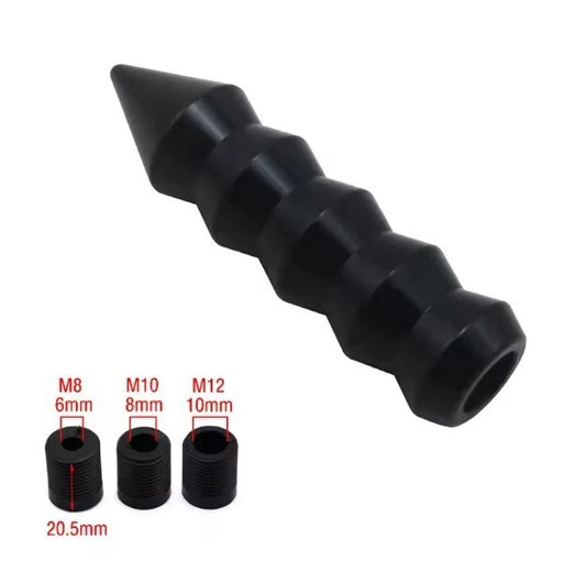 NEW Style Bamboo Spike 145mm Manual Gear Knob Shift Universal Fitment M12 M10 M8