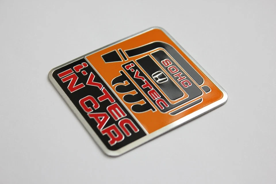 Honda SOHC i-VTEC in Car Badge Decal Honda Integra Civic Accord Jazz HRV CRV