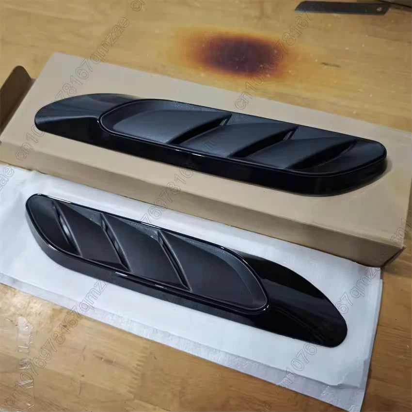 2 x Gloss Black Front Fender Side Vent Trim for Mercedes-Benz E-Class W214/S214