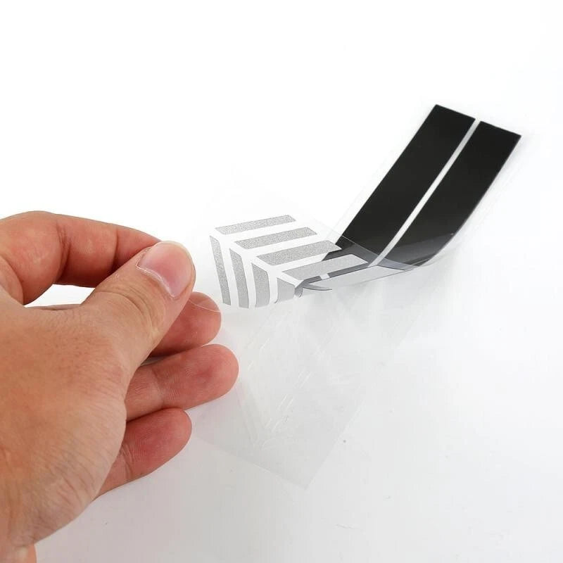 Car Rear View Mirror Racing Stripe Vinyl Decal Sticker Blue Side 200mm x 20mm