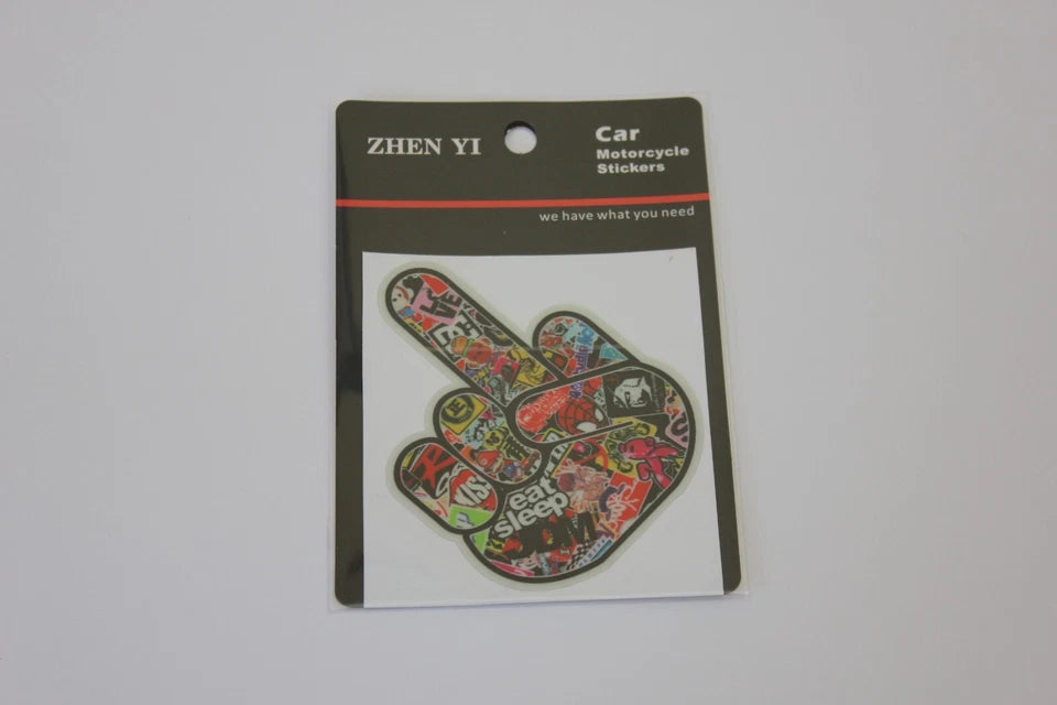 Eat Sleep JDM F*ck You Graffiti Sign Decal Sticker for Car 93mm SUV Japan