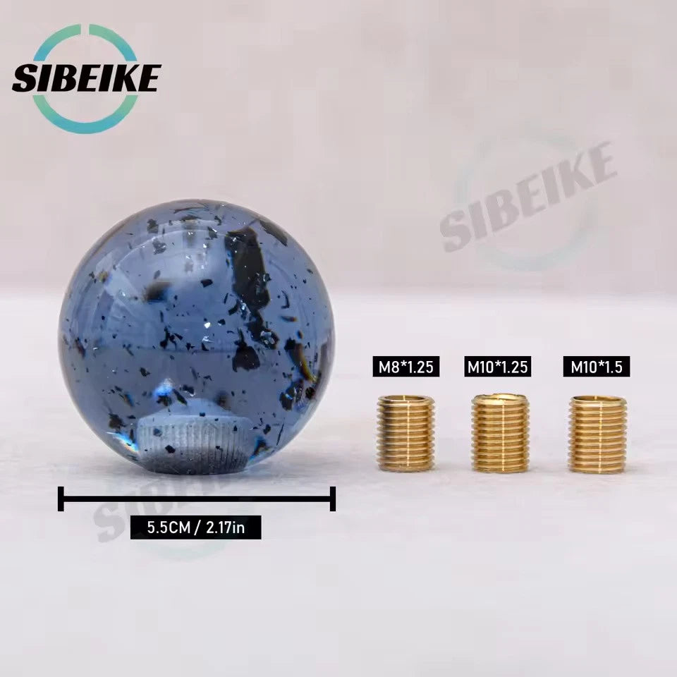 JDM Acrylic Ball Shift Gear Knob Universal M12x1.25 M10x1.5 M10x1.25 M8x1.25