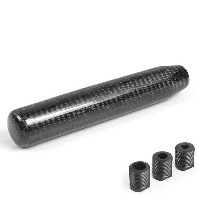 Real Carbon Long Extended Gear Shift Knob M12x1.25 M10x1.5 M10x1.25 M8x1.25