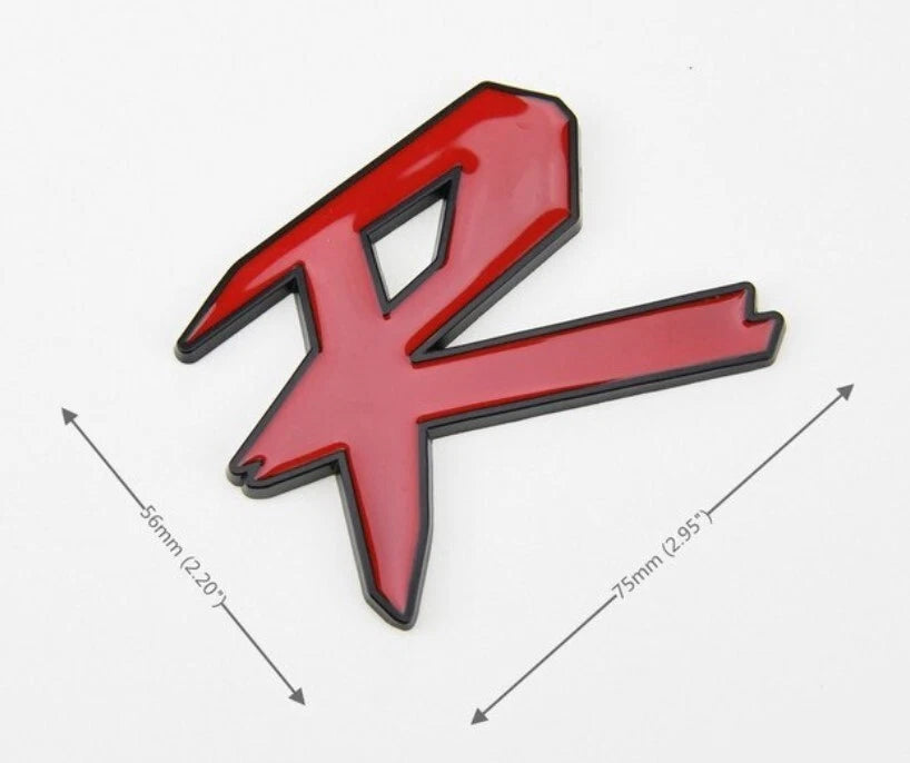 Honda R Boot Badge Emblem for Integra Civic Accord CRV HRV S2000 Jazz NSX ZRV