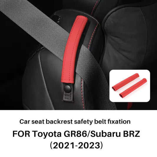 2 Pcs Seat Belt Protection Cover for Toyota GR86 Subaru BRZ 2012 - 2024