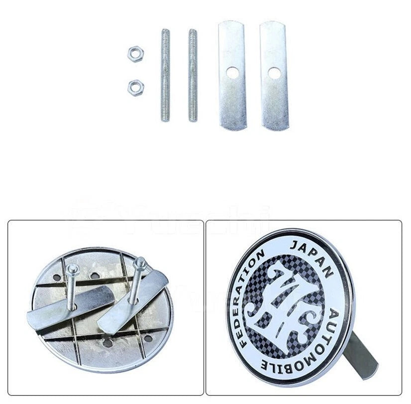 JAF Japan Automobile Federation Grill Badge Emblem for Mitsubishi Nissan Suzuki