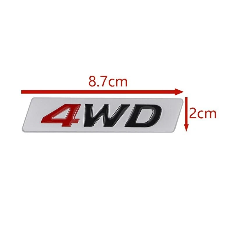 4WD SUV Badge Emblem for Toyota Nissan Mazda Ford Holden KIA Hyundai Subaru JDM