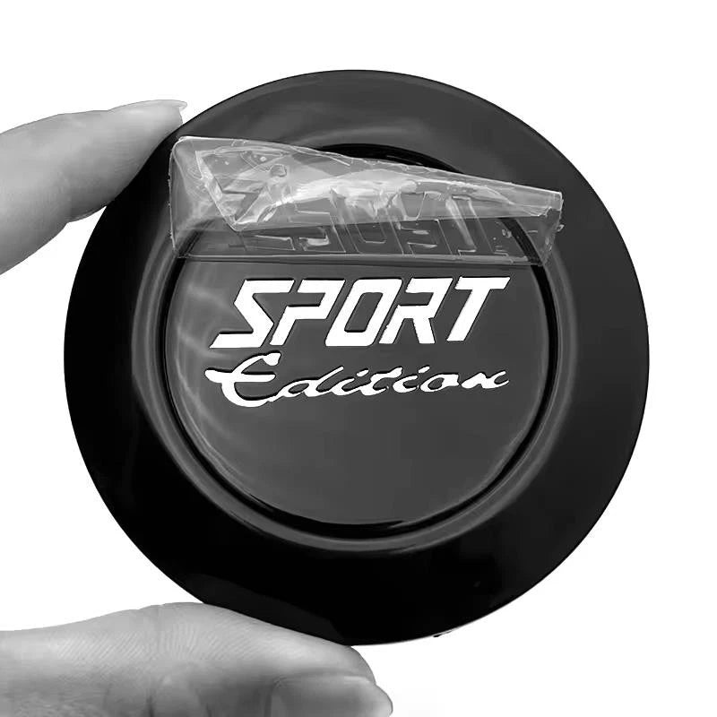4PCS Sports Edition Wheel Center Caps 77mm Outer 72mm Inner Hub Covers