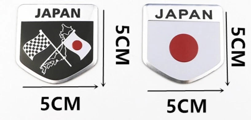 Japan Car Cresent Badge Emblem for Lexus Toyota Subaru Mitsubishi Nissan Honda