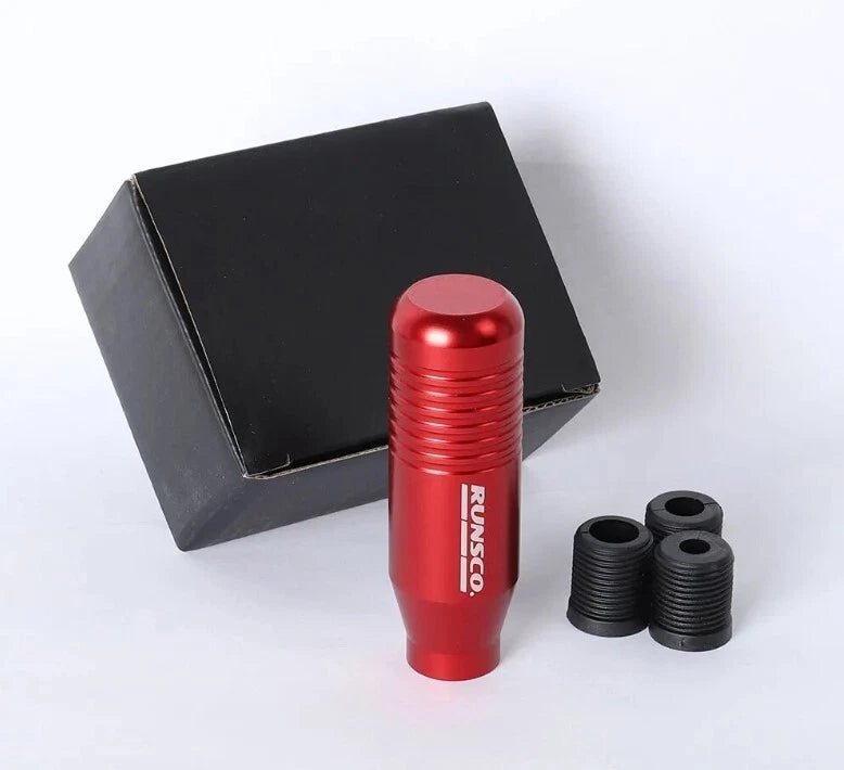 RUNSCO Aluminium Red Gear Shift Knob Non Slip Australian Stock NEW