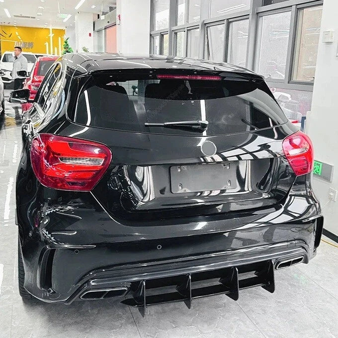 Rear Diffuser Bottom Lip Spoiler for Mercedes A45 A180 A200 A250 W176 13 - 18