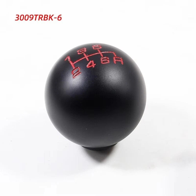 Black 5 / 6 Speed Aluminium Ball Gear Shift Knob for Honda Civic Jazz Accord