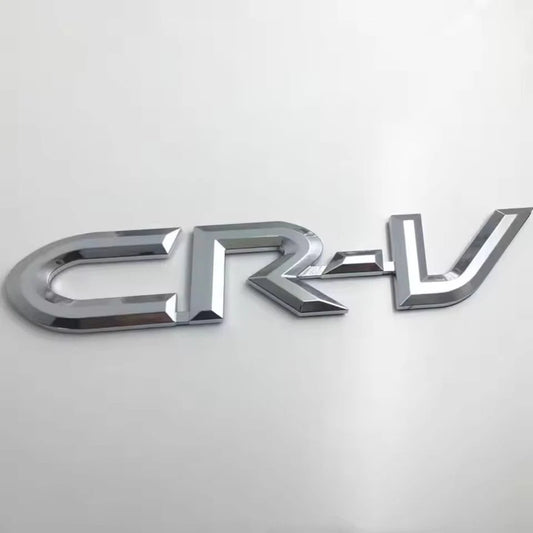 CR-V ABS Chrome Letter Emblem Rear Trunk & Fender Badge Sticker for Honda CRV