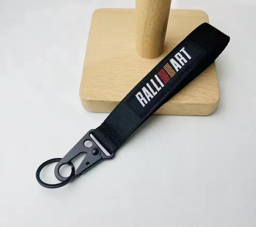 Ralliart Mitsubishi Keyring Keychain for Evolution Lancer Colt Pajero Outlander