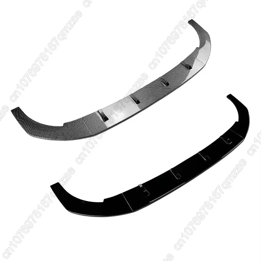 Bumper Lip Splitter Diffuser Kit 3 Pcs Gloss Black Carbon for VW Golf MK8 GTI