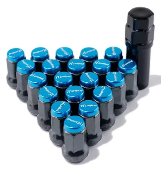 Project Composite Spec Lock Lug Nuts M12x1.25 M12x1.5 20Pcs Set Closed Ended