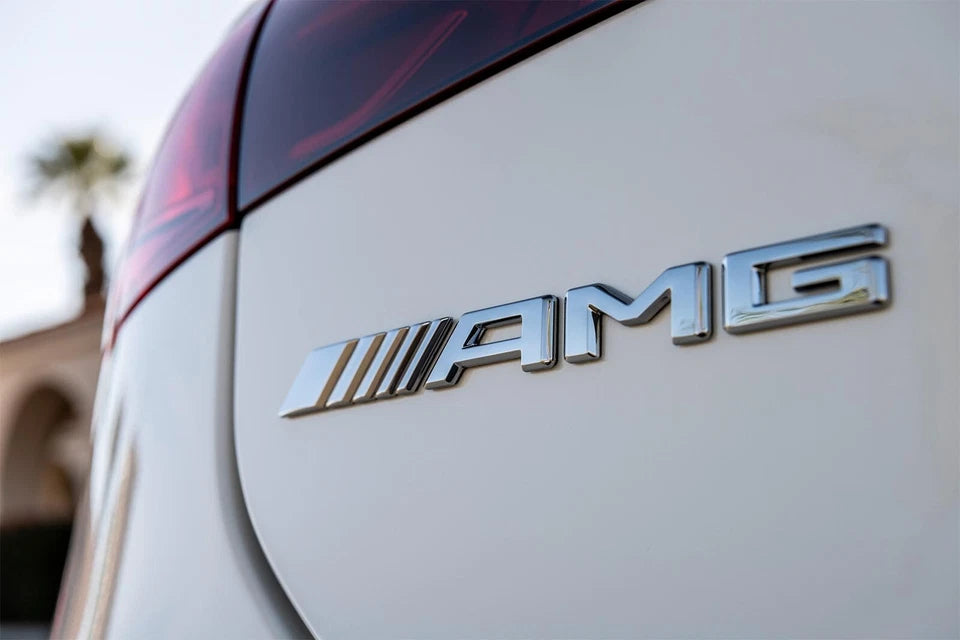 AMG Chrome Silver Badge for Mercedes A43 A45 CLA43 CLA45 C45 C63 E45 E53 E63 S63
