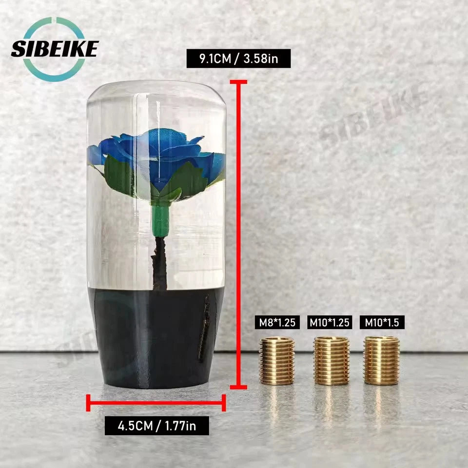 JDM Underwater Flower Shift Knob 10CM M12x1.25 M10x1.5 M10x1.25 M8x1.25